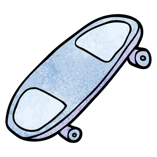 Caricatura Doodle Skate Board — Archivo Imágenes Vectoriales