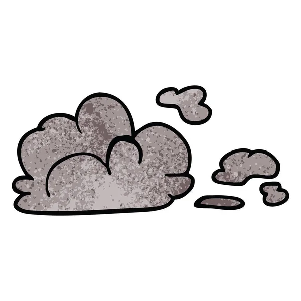 Cartoon Doodle Sturmwolke — Stockvektor