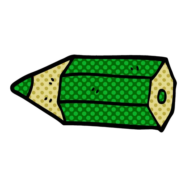 Cartoon Doodle Färbung Bleistift — Stockvektor