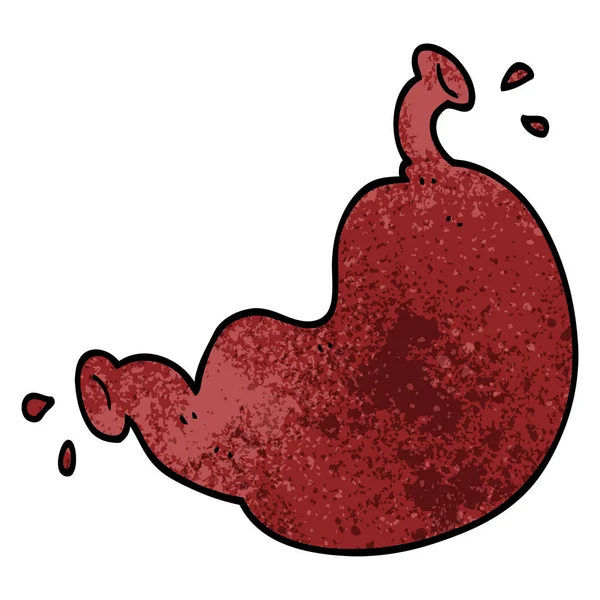 Cartoon Doodle Lidského Orgánu — Stockový vektor