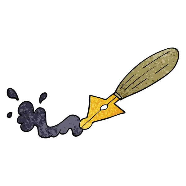 Cartoon Doodle Vulpen — Stockvector