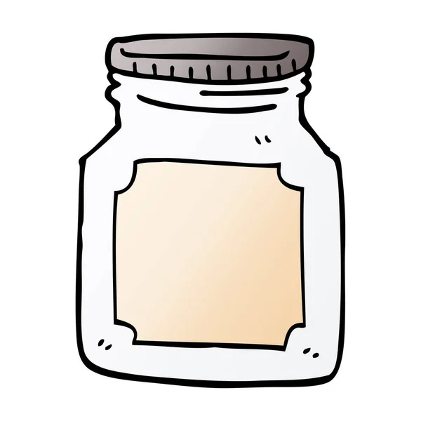 Γελοιογραφία Doodle Αποθηκευτικό Πιθάρι — Διανυσματικό Αρχείο