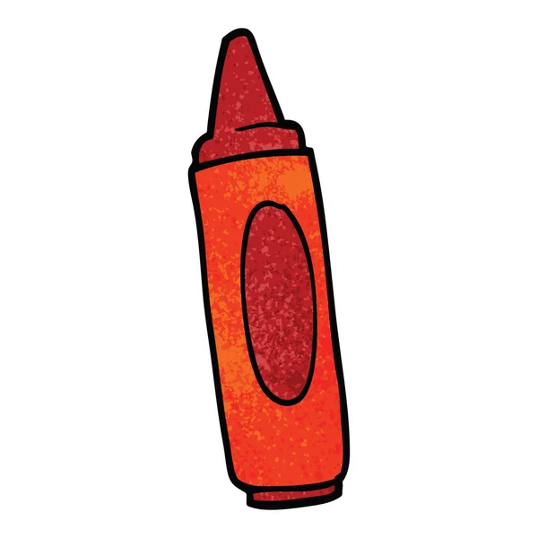 Cartoon Doodle Coloring Crayon — Stock Vector