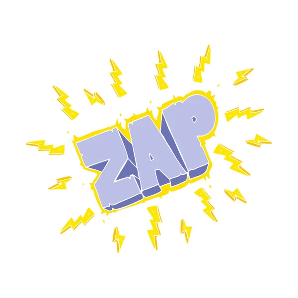 Zap 기호의 일러스트 — 스톡 벡터