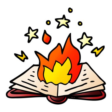 çizgi film doodle büyü kitabı