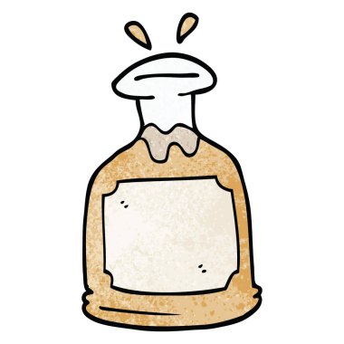 çizgi film doodle viski sürahi