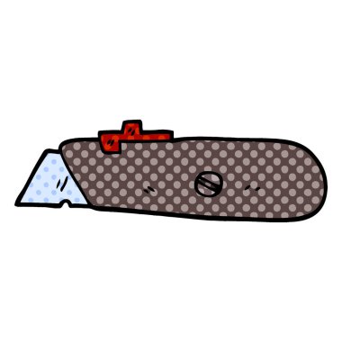 çizgi film doodle yeni iş bıçak