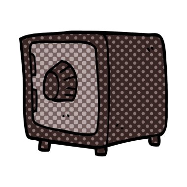 çizgi film doodle güvenli, vektör çizim