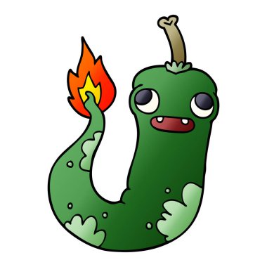 çizgi film doodle sıcak soğuk