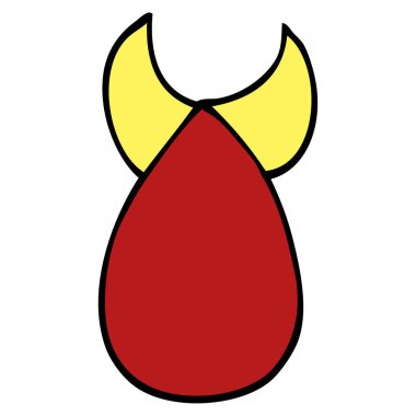 çizgi film doodle atom bombası