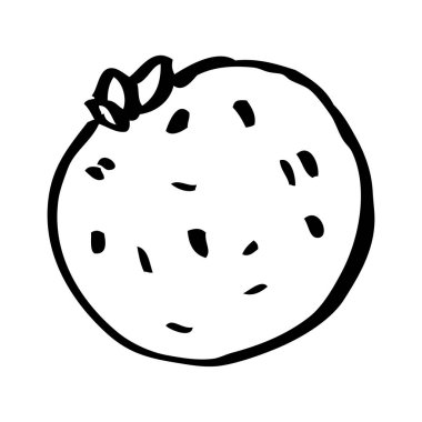 çizim karikatür organik portakal