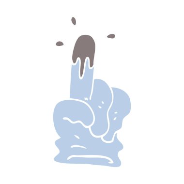 çizgi film doodle lastik eldiven