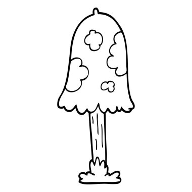 çizim karikatür mantar