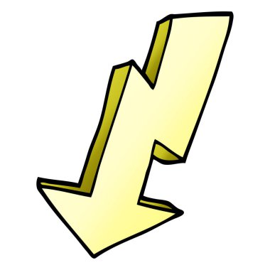 çizgi film doodle şimşek