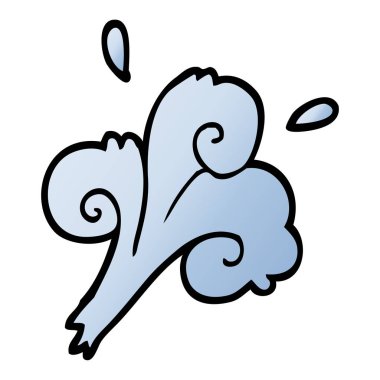 degrade illüstrasyon karikatür su dalgaları vektör