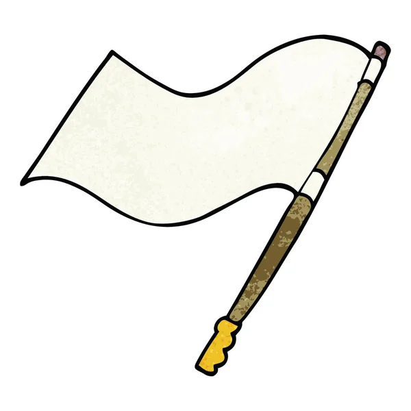 Rajzfilm Doodle Zászló Vektoros Illusztráció — Stock Vector