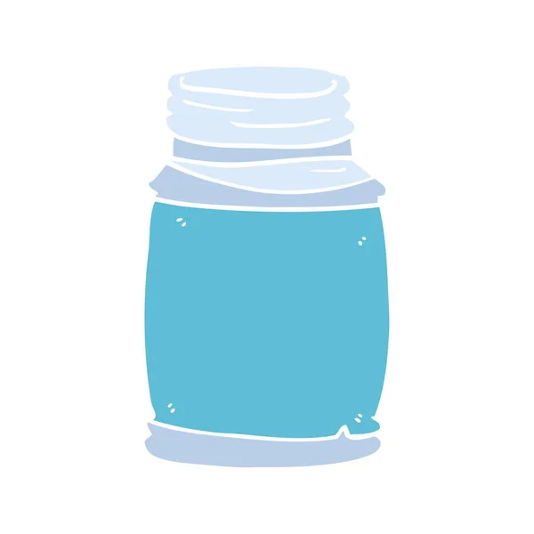 Cartoon Doodle Glass Jar — Stock Vector