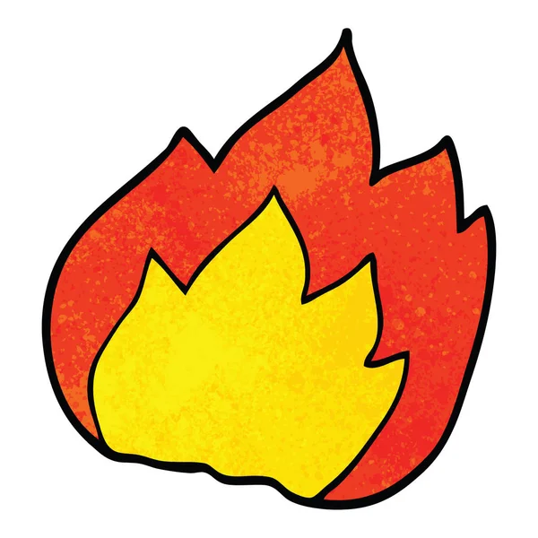 Kreskówka Doodle Ognia Ilustracji Wektorowych — Wektor stockowy