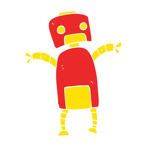 Cartoon Doodle Robot Dans — Stock vektor