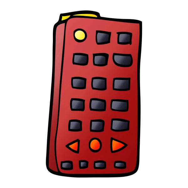 Cartoon Doodle Remote Control — Stock Vector