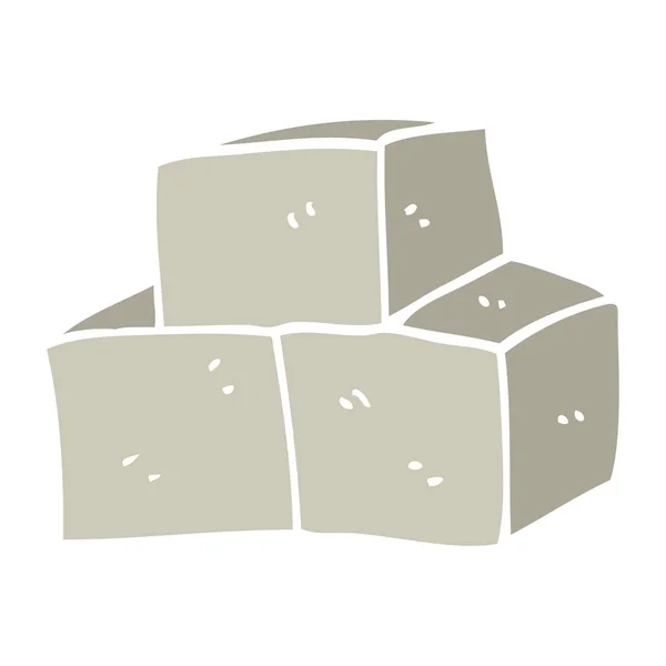 Cartoon Doodle Brise Blocks — Stockvektor