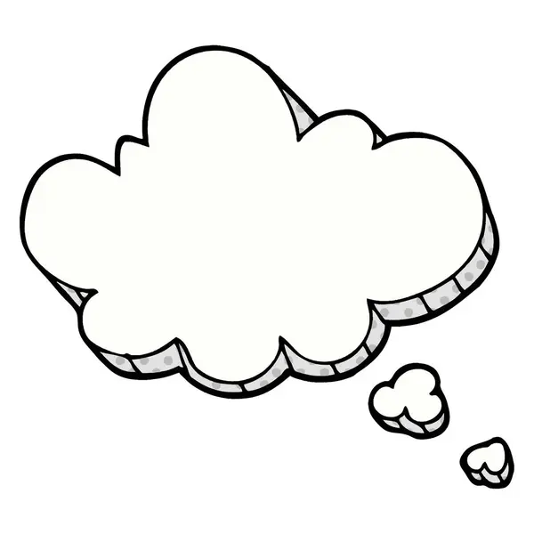 Cartoon Doodle Expression Bubble — Stock Vector