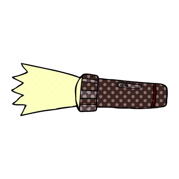 Torche Gribouillage Dessin Animé Illustration Vectorielle — Image vectorielle