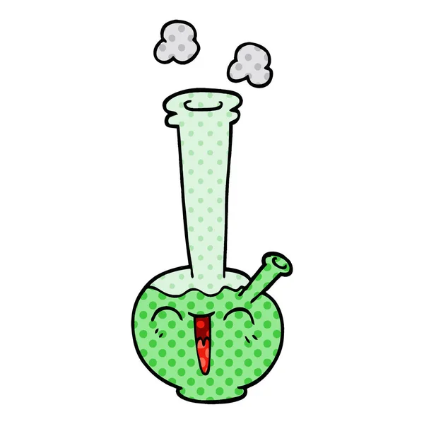 Desenho Animado Doodle Bong Ilustração Vetorial — Vetor de Stock