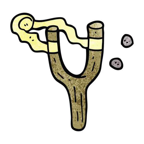 Cartoon Doodle Katapult Leksak — Stock vektor