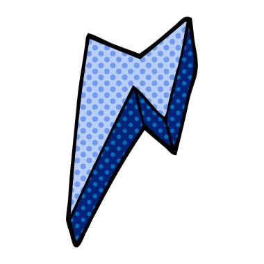 çizgi film doodle dekoratif şimşek