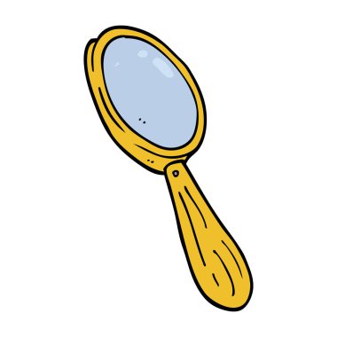 çizgi film doodle Büyüteç