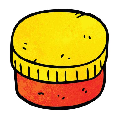 çizgi film doodle nemlendirici kavanoz