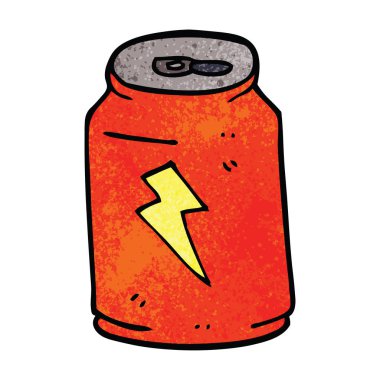 çizgi film doodle enerji içeceği