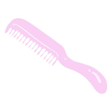 tarak düz renkli çizimi