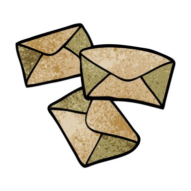 çizgi film doodle mektuplar, vektör tasarımı