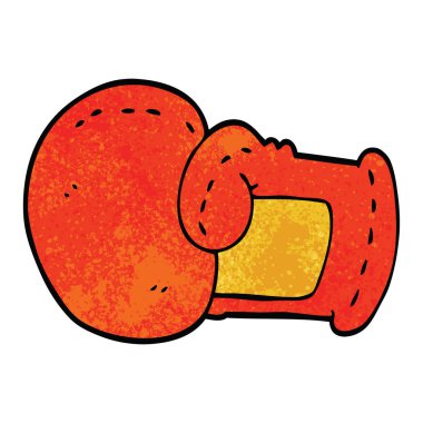 çizgi film doodle boks eldiveni