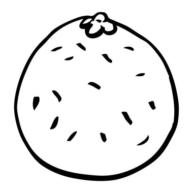 çizim karikatür narenciye turuncu