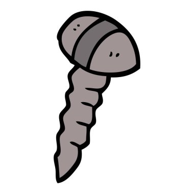 çizgi film doodle bir vida