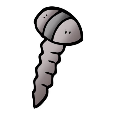 çizgi film doodle bir vida