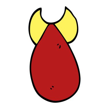 çizgi film doodle atom bombası