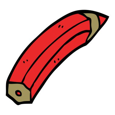 çizgi film doodle renkli kalem