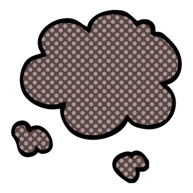 çizgi film duman doodle, tasarım vektör