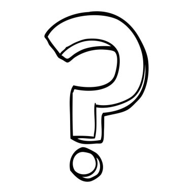 çizim karikatür soru işareti