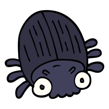 Doodle büyük böceği çizgi film