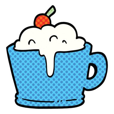 çizgi roman tarzı çizgi film fantezi mocha kahve