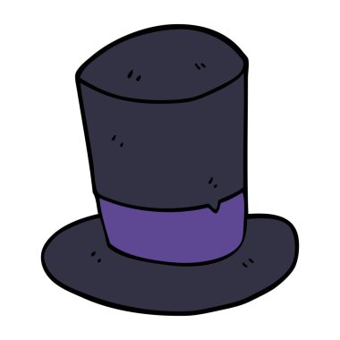 karikatür silindir şapka