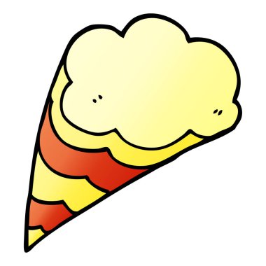 çizgi film doodle dekoratif bulut