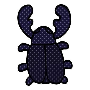 Doodle büyük böceği çizgi film