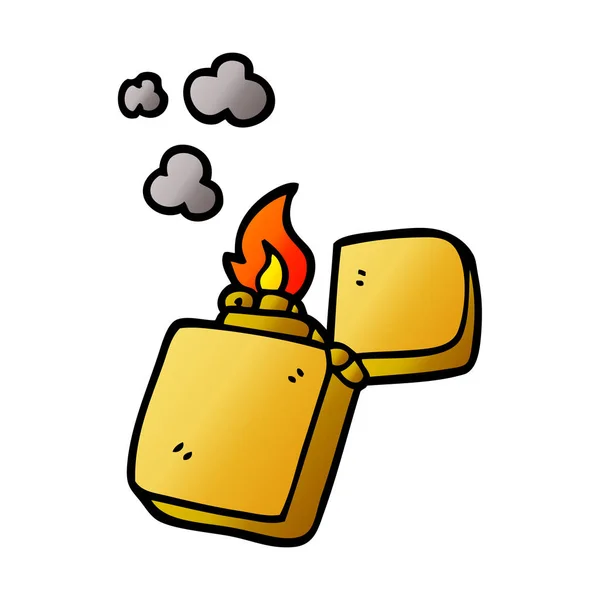 Dessin Animé Doodle Briquet — Image vectorielle