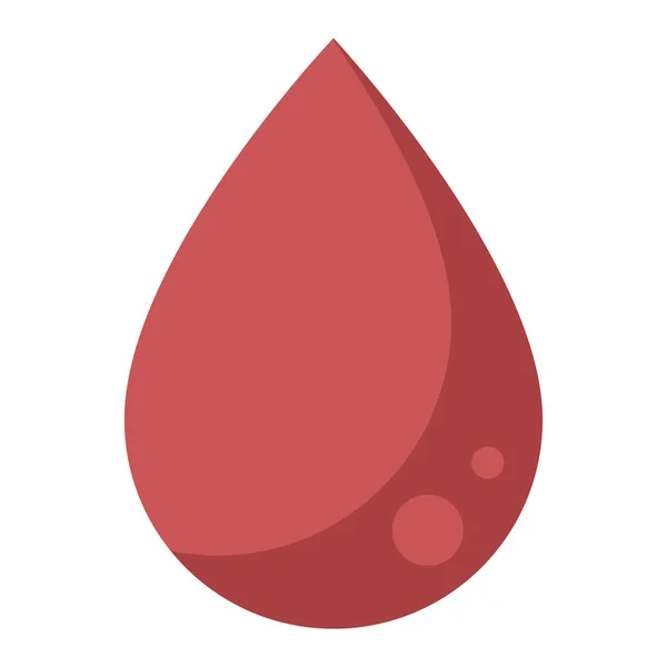 Gota Sangre Vector Gráfico Icono Ilustración — Vector de stock